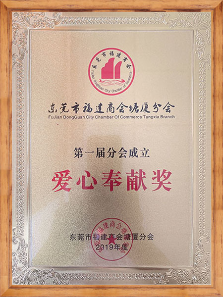 爱心奉献奖